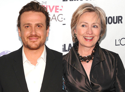 Hillary Clinton, Jason Segel Hillary Clinton, Jason Segel
